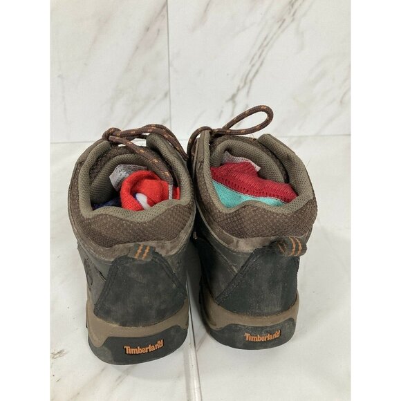 Timberland YOUTH Boys Mt Maddsen A1613 Waterproof Timber Dry Brown Boots Sz 1.5 - Picture 4 of 8
